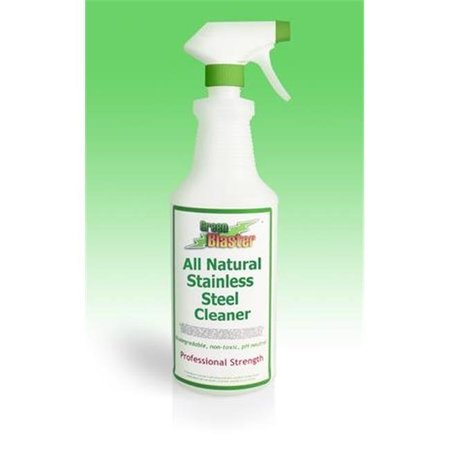 GREEN BLASTER PRODUCTS Green Blaster Products GBSS32R All Natural Stainless Steel Cleaner 32oz Refill GBSS32R